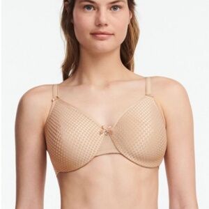 Chantelle 2791 C Magnifique Nouveau Full Coverage Bra - Nude - Size 36DDD